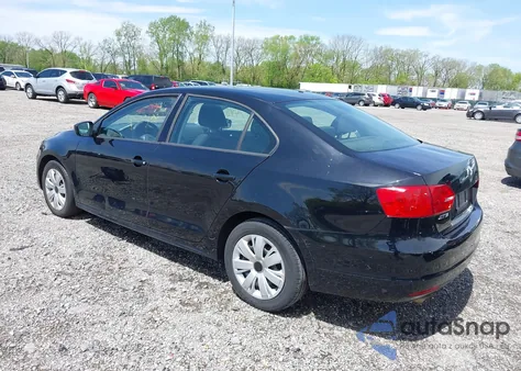 2011 Volkswagen Jetta 2.0L S из США, поврежденный, VIN 3VW2K7AJ0BM052633